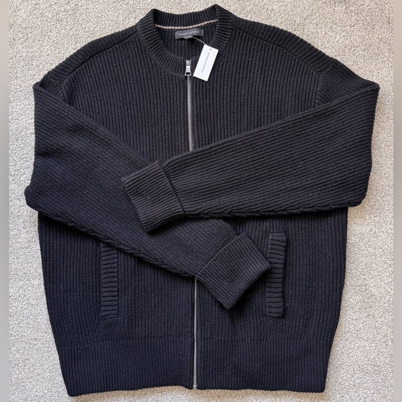 Banana Republic Other - Mens Banana Republic Full Zip Merino Wool Blend Sweater NWT